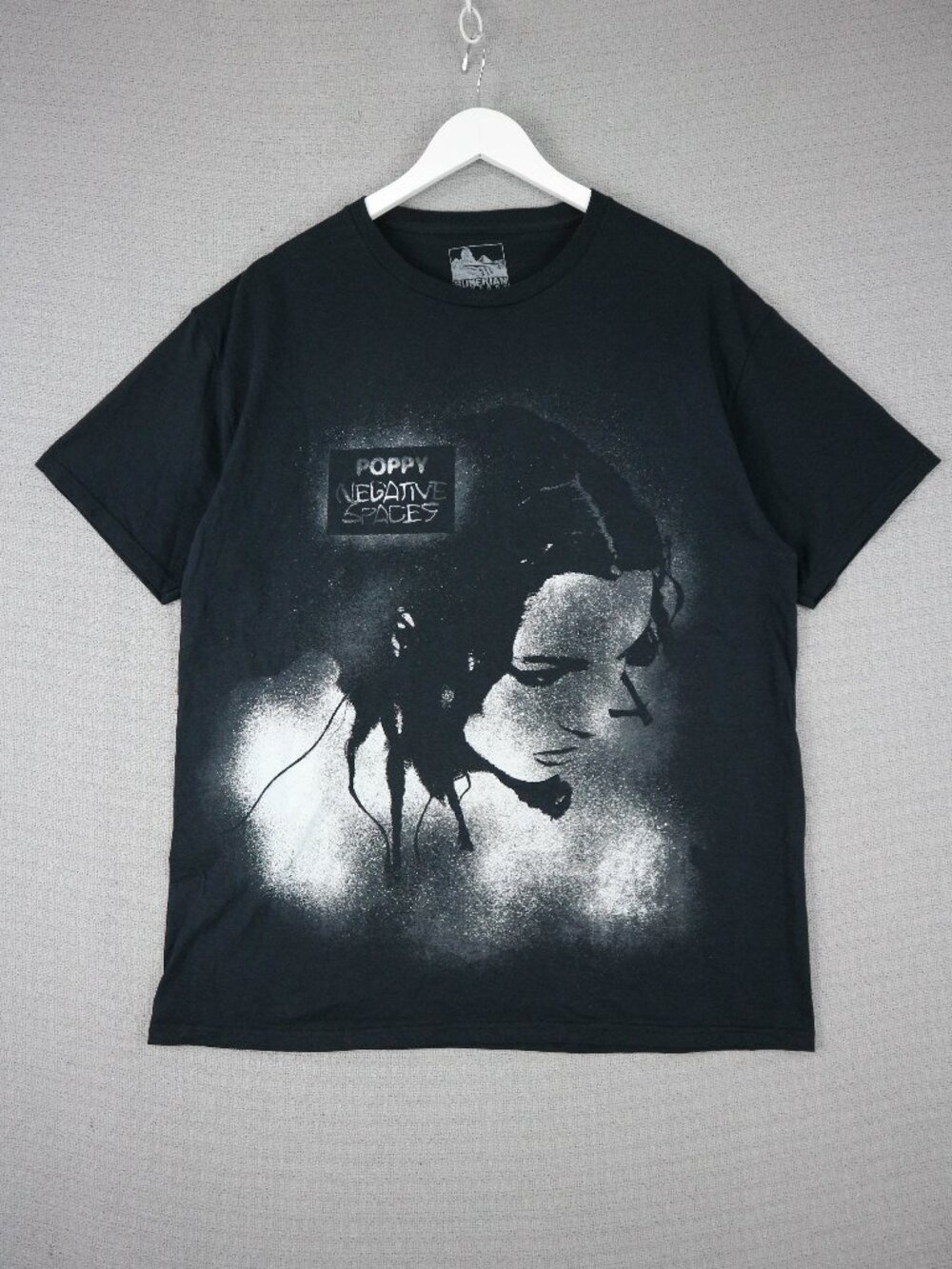 Sumerian Records Poppy Negative Spaces Rock Tee Large Black Official